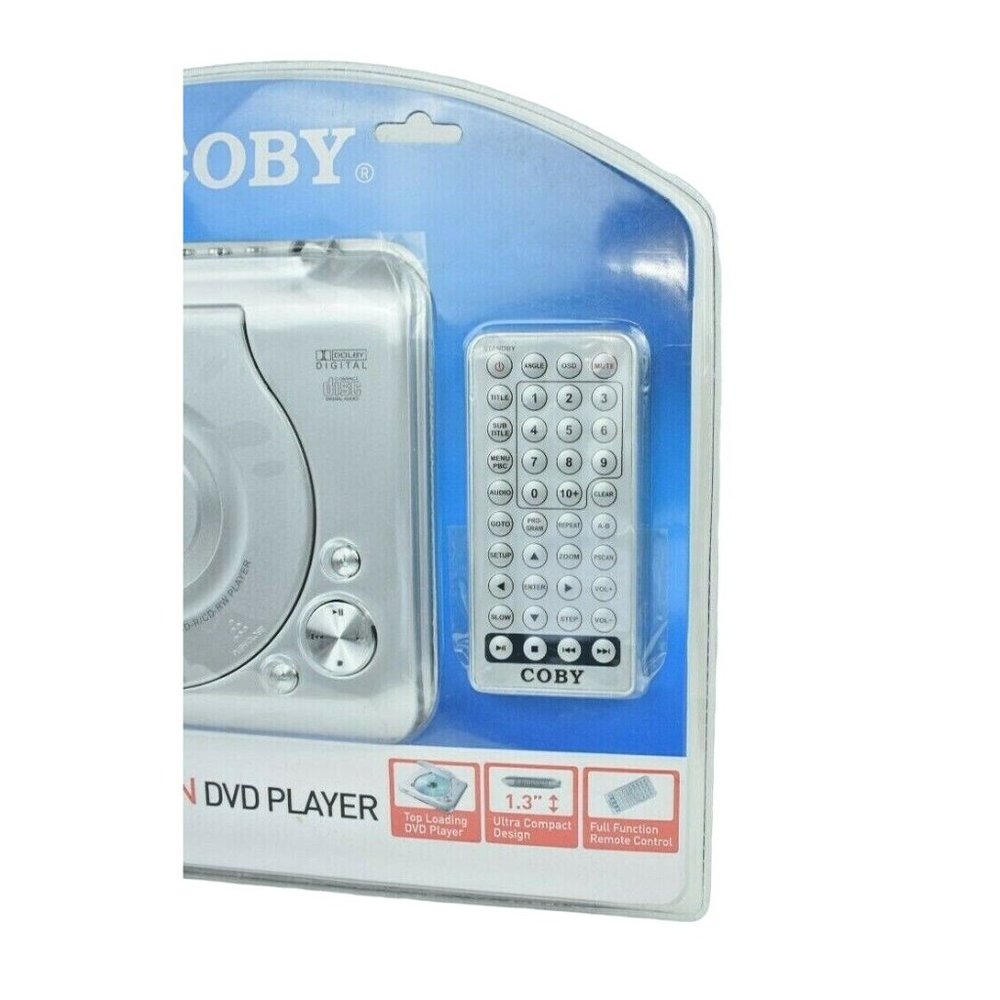 Coby Ultra Compact Progressive Scan DVD-211 Portable DVD Player (New) - Picture 2 of 4